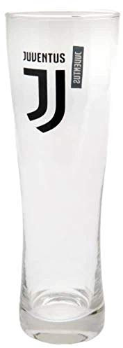 JUVENTUS Football Beer Glass/Wheat Glass FC Logo (One Size) (Clear)