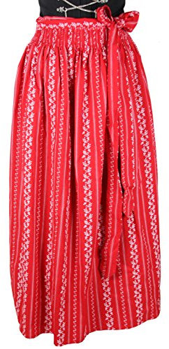 Stockerpoint Damen SC-195 Maxi Dirndlschürze, rot, 52-56