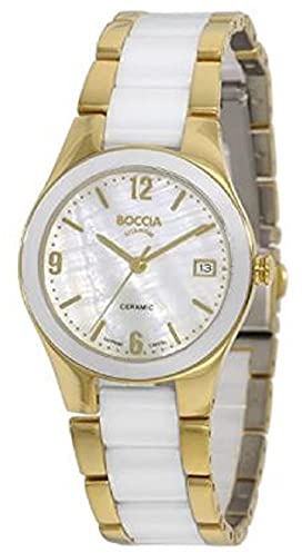 Boccia Damen-Armbanduhr Analog Quarz Keramik 3189-03