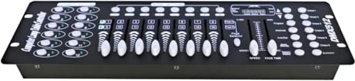 NLIGHTING® Centralina DMX 512 192 canali Mixer controller Controllo luce, Console Luci Effetti Dj DMX, teste mobili, Beam, PAR LED, luci da discoteca, del palcoscenico, teatro e spettacolo