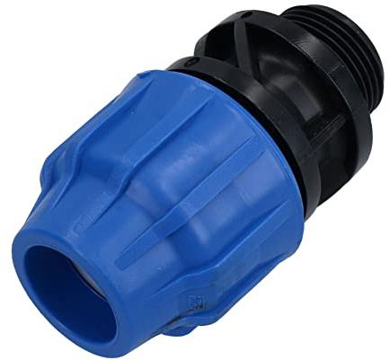 25mm x 1 MDPE Male Adapter Compression Coupling Fitting Water Pipe PN16