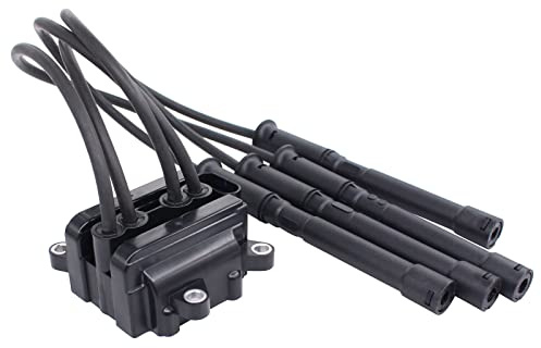 HouYeen Ignition Coil Pack for Twingo Mk2 Clio Mk3 Mk4 Kangoo Modus Logan Sandero Kubistar 1.2
