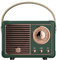 Cassa Bluetooth Retrò Portatile Regalo Uomo Altoparlante Bluetooth Supporto USB/TF/AUX, Vivavoce Regalo Uomo Compleanno,Regali per Lui Amico o Bambino Altoparlante Vintage per Decorazione Casa (Verde)