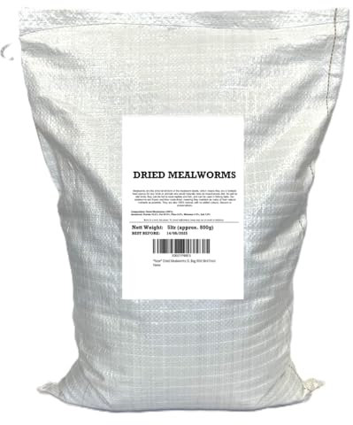 Premium Dried Mealworms 10 Litre (2 x 5L Bags for Freshness) Wild Bird Food