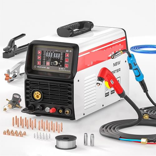 Máquina de corte por plasma con MIG TIG MMA Sin HF Corte sin contacto Soldador MIG multiproceso Soldadura con gas/sin gas