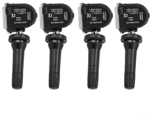 Capteur de pression des pneus pour Opel TPMS - Capteur de moniteur de pression des pneus de rechange pour éviter les fuites de pneus - Compatible avec Adam Ampera Astra 2012 2017 (4 pièces)