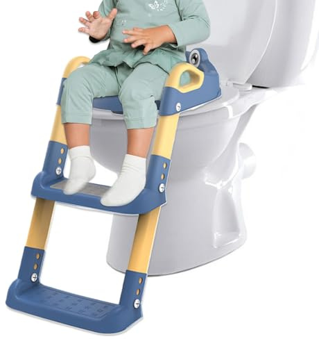 Sedile WC Con Sgabello, Scaletta Per WC, Sedile Pieghevole Per Vasino Per Bambini | Sedile Per WC Con Sgabello, Scala Per Casa, Bagno