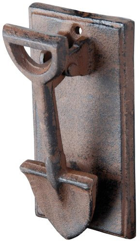 Esschert Design Türklopfer Spatenmotiv, braun, 8.4 x 5.5 x 16.2, DB55