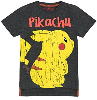 Pokémon Tee Shirt | T-Shirts à Manches Courtes Garçon Pikachu | Vêtements Enfants