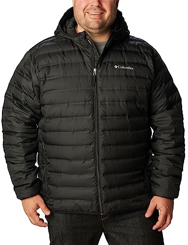 Columbia Lake 22 Down Hooded Jacket Chaqueta De Plumas Acolchada Con Capucha, Black, XL Hombre