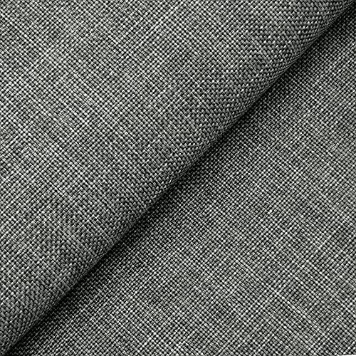 DESHOME Sirma - Tessuto al Metro Idrorepellente per divani cuscini sedie letti copriletto stoffa h 140 resistente (Grigio, 1 metro)
