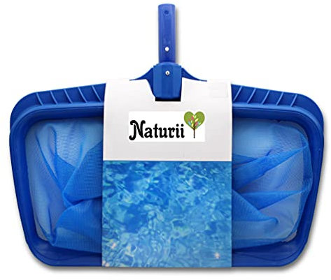 Naturii ® Svelto Retino Raccogli Foglie Piscina, Professionale per la Pulizia del Fondo e Superficie