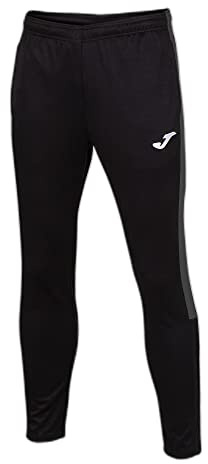 Joma Hombre Pantalón Deportivo, Negro/Antracita, M