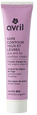 Avril - Cura contorno occhi e labbra bio - Olio di Argan Bio - Combatte i segni dell'età - Tutti i tipi di pelle - 98% di origine naturale - Certificato Bio Ecocert - Made in France - 40 ml