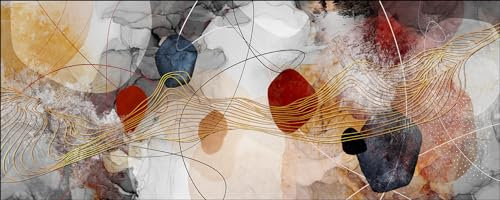 Pro-Art Glasbild Lines And Shapes IX, 50x125 cm