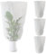 Cubiertas anticongelantes para plantas - 4 bolsas cálidas para protección de plantas | Bolsas anticongelantes de invierno | Fundas anticongelantes para bolsas con cordón espesado para plantas para