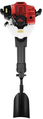 KinHall 52CC - Taladro de tierra de gasolina de 2 tiempos, portátil, excavadora de mano para plantas forestales, soporte de viñedo, plantación de hortalizas