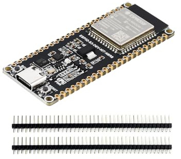 Waveshare ESP32-S3 Wi-Fi-utvecklingskort med ESP32-S3-WROOM-1-seriens modul, 240 MHz dubbelkärnig processor, 512 KB SRAM, 8 MB PSRAM, 16 MB flash, Typ-C-kontakt