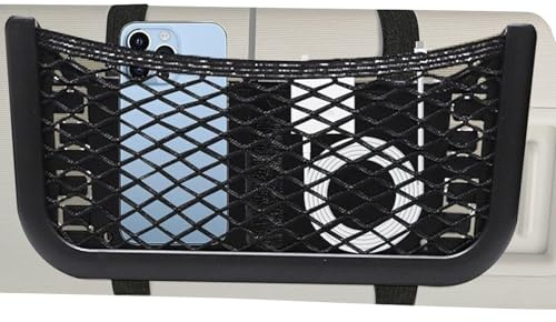 Filet de rangement élastique pour coffre de voiture | Filet de protection pour coffre de voiture | Filet de protection pour coffre de voiture à quatre roues, lit de camion, camping-car, rangement de