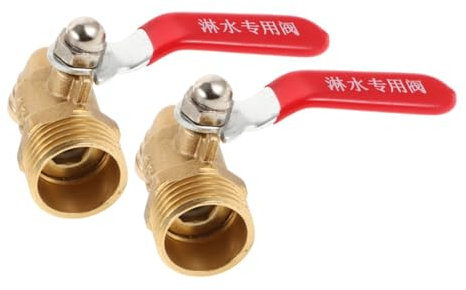 DECOMELODY Válvula De De Latón 1/2 Mango Ergonómico para Sistemas De Aire y Resistente a Altas Temperaturas