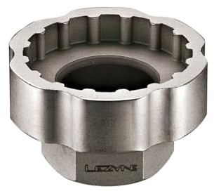 Lezyne, Utensile per movimento centrale bici, Argento (silber), Standard, Per Chiave da 32 mm
