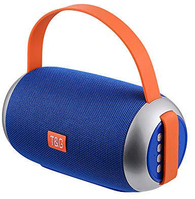 CASSA SPEAKER BLUETOOTH RICARICABILE 10W ALTOPARLANTE WIFI WATERPROOF RADIO TG112 (Blu)