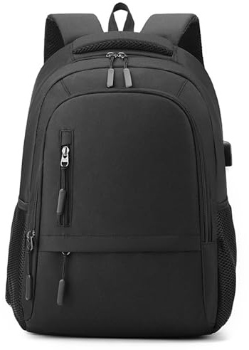 Mixroom - Zaino Porta PC Zaino Scuola Viaggio Scomparto per Computer portatile Borsa per Laptop Custodia Notebook Lavoro Valigia Viaggio Nero Z18