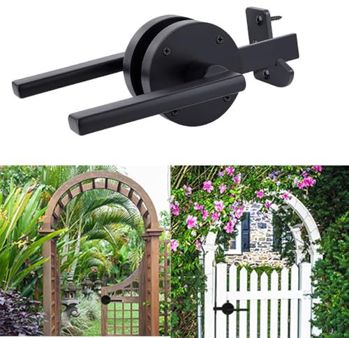 Loquet de portail double face, réglable et robuste pour clôture extérieure, portails en bois, portail de piscine, jardin, jardin