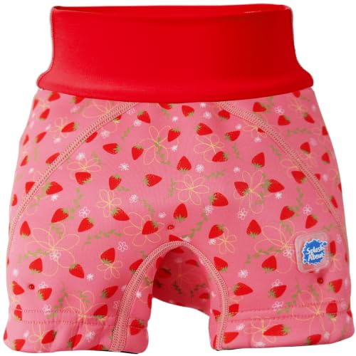 Splash About Splash Jammer Duo, Leak Proof Swim Diaper Shorts (US, Age, 2 Years, 3 Years, Strawberry Field)