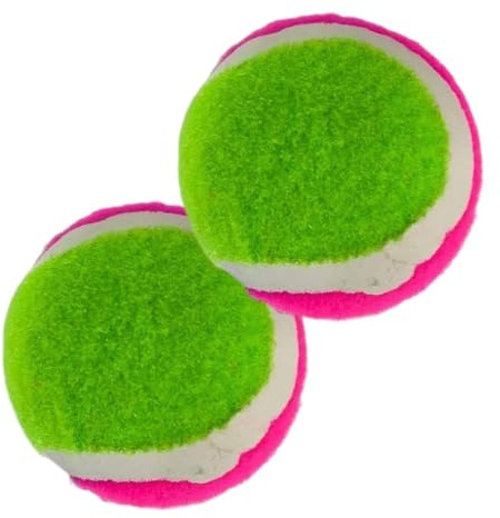 Kasta boll och fångstspel 2 stycken 6,35 cm självhäftande bollar för kasta och fånga kul | Barn trädgårdsspel för barn, utomhus, pool, park, resor, fest, sport, spel,