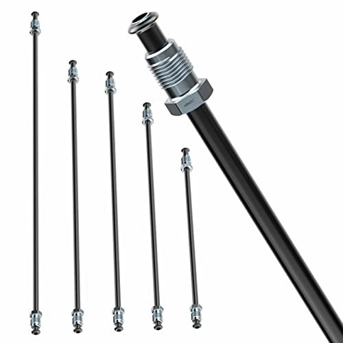 AUPROTEC Bremsleitung Ø 4,75 mm einbaufertig gebördelt (F) mit Nippel 200mm - 3050mm Auswahl: (Länge 200 mm Bördel F Standard)