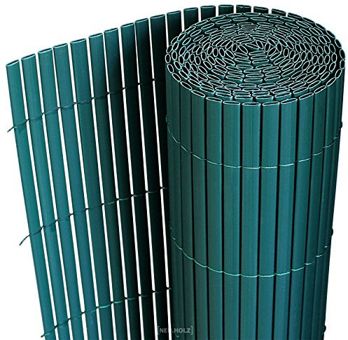 [neu.haus] Cañizo Jardin Ocultacion Hidden Cañizo PVC Estera Ligera Protector contra el Viento Pantalla de Privacidad Balcón Terraza Resistente a la Intemperie 200 x 300 cm - Verde