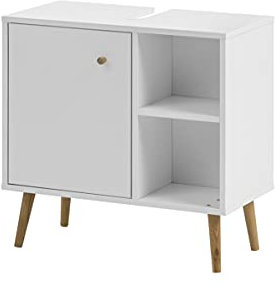 Schildmeyer Jonte Waschbeckenunterschrank 148441, weiß matt, 65,3x33x64,8 cm