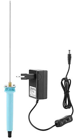 Heißdraht-Schaumschneider, 30 W, 25 Cm, Elektrischer Heißdrahtschneider, Schaumstoff-Polystyrol-Schneidemaschine, Heißdrahtmesser, Heißschneide-Gravierstift für Kreative (EU-Stecker)