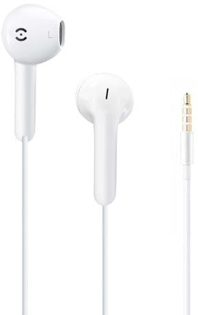 MAS CARNEY Auriculares In Ear con Cable y Microfono, Auricular con Jack 3,5 mm, Cascos con Cable para iPhone, iPad, Samsung, Xiaomi Redmi, Huawei, Android Móvil, Portátiles, PC, Gaming, Avión, Escuela