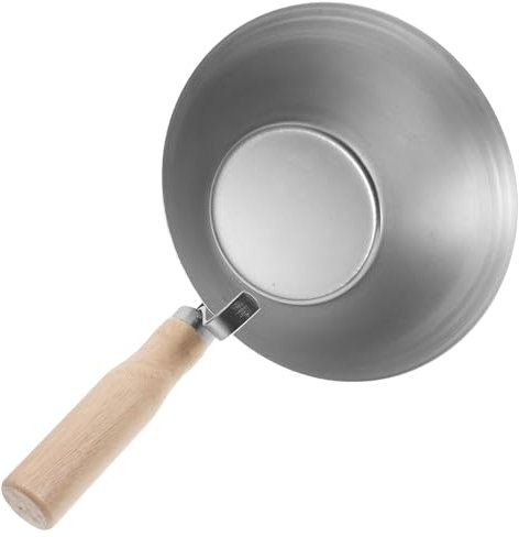 WOONEKY Strumento Per Cemento Con Manico in Legno E Padella Per Dal Design Unico Per Lavori Di Intonacatura A Secco
