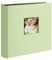 1DOT2 Leinen Fotoalbum zum Selbstgestalten Groß Fotobuch zum Einkleben im Format 30x30.5 cm hat 120 (60Blatt) säurefreien schwarze Seiten (200g/m²), Salbeigrün