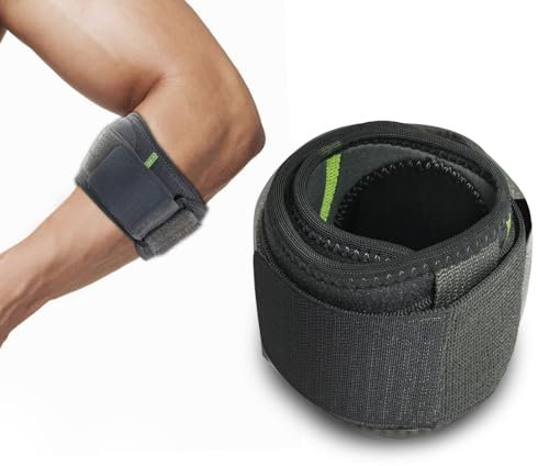 BUTO Tennisarm Bandage,Ellenbogenbandage,für Sehnenentzündung,Arthritis,Lindert die Schmerzen bei Tennisarm Golferarm,Einstellbare Kompression Armbandage Ellbogen Manschette,Männer Damen
