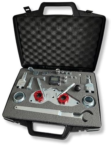 CASTEX Juego de herramientas de ajuste de motor para 1.5 TSI – Herramienta de bloqueo de tiempos de control y árbol de levas para VW, Audi, Seat, Škoda, Cupra, Juego completo de bloqueos y adaptadores