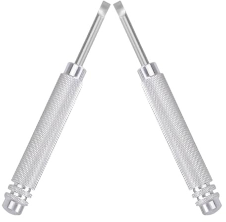 JOINPAYA Herramienta de Metal Resistente para Abrir la Parte Trasera del Reloj 2 Piezas Diseño Ergonómico Que Reduce la Fatiga para Reparación Profesional