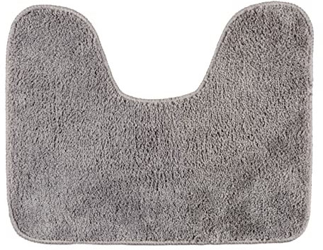 WENKO WC-Vorleger mit Ausschnitt Mod. Grey Grau