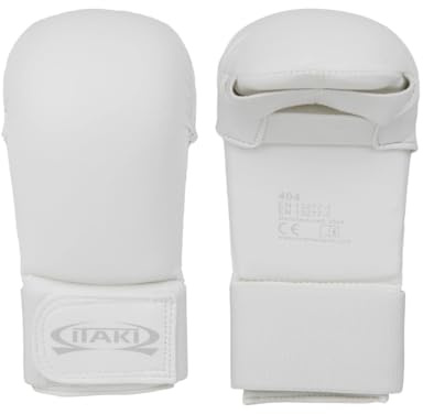 Oriente sporthandskar Karate Kumite WKF, OS 404, BIANCO, Large