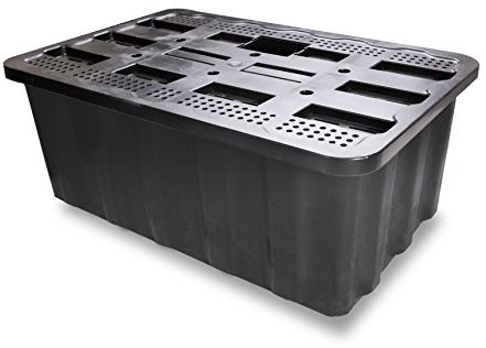 Primrose 59cm 110L Heavy Duty Plastic Reservoir for Water Feature Outdoor Underground Pump Access