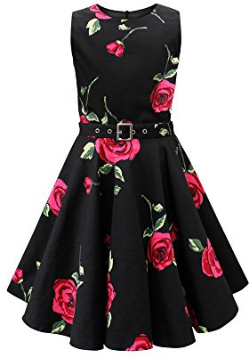 BlackButterfly Kids 'Audrey' Vintage 50's Girls Dress