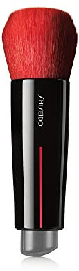 Shiseido DAIYA FUDE Face Duo: Double-Ended Makeup Blending Brush - Builds Full, Even Coverage - Works with Creams, Powders, Liquids & Gels - Easy to Clean