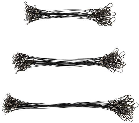 Kinetic Stahlvorfach Raubfischvorfach Hechtvorfach Angelset - 72 Teile