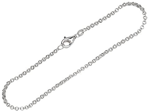 NKlaus pulsera de plata de ley 925 19cm cadena de guisantes redonda de ancho de las señoras pulsera de la cadena nueva multa 12997
