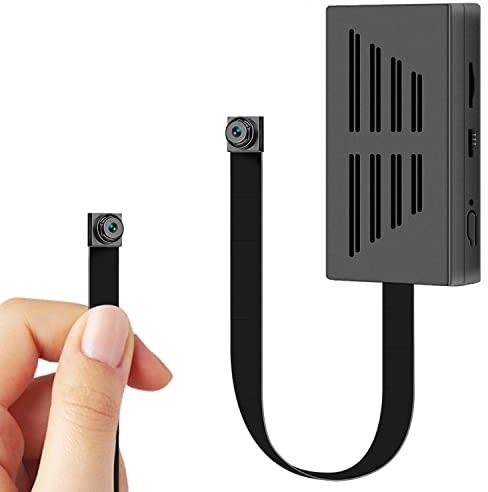 Mini Kameras,1080P Kleine überwachungskamera Tragbare Kleine Sicherheitskamera mit bewegungserkennung und Videoaufzeichnung für Home/Office/Wohnungen Sicherheit(Keine App-Anwendung erforderlich)