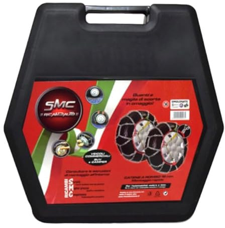 Catene da Neve OMOLOGATE O-Norm TUV SMC 16mm per Pneumatici GOMME 215/70 R 15