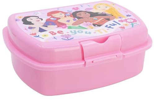 Stor Boîte à déjeuner pour enfant avec fermeture de sécurité Disney Princesses